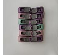 TEMU Juego de 12 sujetadores de sábanas y pinzas para edredones surtidos para mantener tu ropa de cama en su para una noche de sueño reparadora (los colores pueden )