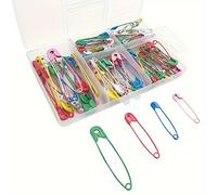 TEMU Juego de 130 de seguridad en varios tamaños para usar en ropa, manualidades y de oficina