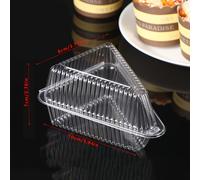 TEMU Juego de 150 Cajas Triangulares para Pasteles con Tapas - Ideales para Mousse, Postres Capa a Capa, Galletas sin , Repostería, Fiestas, Halloween, Navidad y Empaque de Pastelería