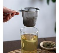 TEMU Juego de 2 coladores de té de acero inoxidable, filtro de malla para tés de y especias, infusor de metal duradero para varios tipos de tazas, accesorios de cocina, ideal para Navidad