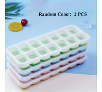 TEMU Juego de 2 cubiteras de silicona con 14 compartimentos una, con y base flexible para la extracción de los cubitos de hielo, perfectas para hacer hielo en casa
