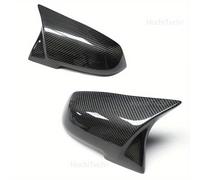 TEMU Juego de 2, Diseñado para BMW Series 1234 X1/F20/F22/F30/F32, con Material ABS y un de Carbono para Cubiertas de Espejo Retrovisor Estilo Bocina Modificadas