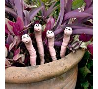 TEMU Juego de 2 divertidas decoraciones de sedientos para macetas - Adorable y humorístico accesorio de jardín de resina para mejorar tu jardín, patio o