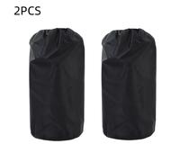 TEMU Juego de 2 fundas negras de tela Oxford para botellas de gas, protectores pequeños para de para exteriores, fundas de protección UV, artículos para el hogar, accesorios para barbacoas