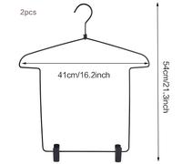 TEMU Juego de 2 Perchas para Uso Doméstico, Percha, Percha para Pantalones, Set de Colgadores para Ropa, Percha de de Tienda de Ropa