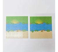 TEMU Juego de 2 Piezas Accesorios MOC Placa Base de Bloques Pequeños, Placa Base para Montaje, Placa y Árbol, Tablero Decorativo para el Hogar, Pared Creativa de