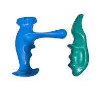 TEMU Juego de 2 Piezas de Herramienta de Masaje de T con Presionador para para Relajación Profunda del Tejido - Masajeador Manual de Puntos Gatillo para Fisioterapia Corporal Completa