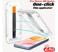 TEMU Juego de 2 protectores de pantalla de vidrio templado para Honor 400 Pro con fácil instalación sin polvo