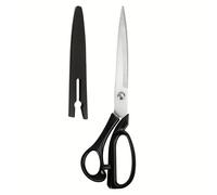 TEMU Juego de 2 tijeras de profesionales de 10 pulgadas con hojas afiladas de acero inoxidable, ergonómicos, perfectas para cortar tela, prendas y de oficina, y suministros de costura