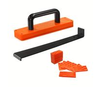 TEMU Juego de 22 Piezas para Instalación de Pisos de Madera con Bloque de Golpeo, Gancho de , 20 , Kit Universal para Pisos