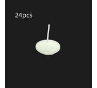 TEMU Juego de 24 velas flotantes blancas, de 1.5 pulgadas, sin perfume, con una duradera - Ideal para , ocasiones festivas y decoración del hogar