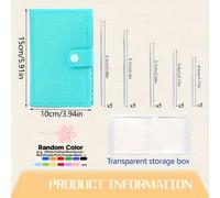 TEMU Juego de 27 agujas de coser, que agujas para coser a y bordar, completo con un enhebrador. 5 tamaños variados adecuados para proyectos, coser, arreglar y bordar