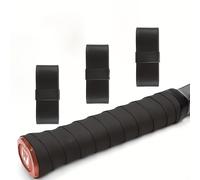 TEMU Juego de 3, Cinta de agarre para raquetas de tenis, para raquetas de tenis, bádminton y pickleball, en color negro