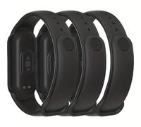 TEMU Juego de 3 Correas Oficiales de Silicona para Xiaomi /9/10, con Colores , Hebillas de Plástico, Conectores de Metal y Pulseras Deportivas Ajustables Adecuadas para Hombres Como para Mujeres