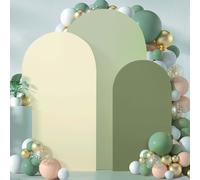 TEMU Juego de 3 Cubiertas para , 4ft 5ft 6ft Cubiertas de para , Tela Elástica de Spandex para Decoraciones de de Fiesta de y Boda (Serie Verde)