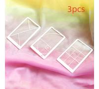 TEMU Juego de 3, de inserción de Proporción Áurea/Fibonacci, Suministros de pintura, Divisor de proporción para artistas. Herramienta de composición triangular, un regalo para fotógrafos