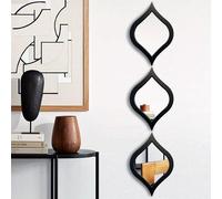 TEMU Juego de 3 espejos de modernos de mediados de para decoración de pared, ideales para dormitorios y salas de estar, con diseños de luna. espejos acrílicos no son espejos reales.