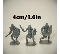 TEMU Juego de 3 figuras de ajedrez de esqueleto. Diseño intrincado, para fans del ajedrez, juegos de mesa y juegos tácticos de mesa.