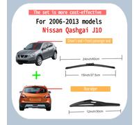 TEMU Juego de 3 limpiaparabrisas diseñados para Nissan J10 modelos de 2006 a 2013, incluyendo tamaños de 24, 15 pulgadas. Para instalar y perfectamente compatible para uso delantero como trasero.