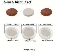 TEMU Juego de 3 moldes de silicona de sándwich de 3 o 6 pulgadas para mousse , postre de , 3 piezas, herramientas de repostería para fiestas, utensilios de cocina