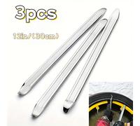 TEMU Juego de 3 palancas de acero para neumáticos, herramientas para quitar neumáticos de coches, bicicletas, motocicletas y , recubiertas para resistir el , esenciales para reparaciones de neumáticos