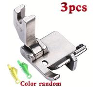 TEMU Juego de 3 Pies Presionadores Ajustables para Máquina de Coser Industrial T9 - Multifuncional, de Bordes, Guía de y Baño - Material Metálico Duradero