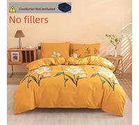 TEMU Juego de 3 piezas 100% poliéster cepillado con estampado de claveles para edredón, combinación de de edredón y fundas de almohada para dormitorio, 1 de edredón/2 fundas de almohada