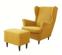 TEMU Juego de 3 piezas de de sofá y silla de tigre de terciopelo de , que de cojín y de reposapiés, elástica individual para sofás de respaldo con de reposapiés