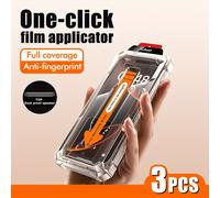 TEMU Juego de 3 piezas de película de vidrio templado para for Samsung for Galaxy S20 FE/S21+ 5G/S21 FE 5G - resistente a arañazos, instalación antipolvo, duradero, accesorios para móvil