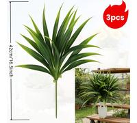 TEMU Juego de 3 plantas de de espada artificial de lujo grande, con un diseño realista que parece increíblemente real. para decorar espacios como patios, salas de estar, oficinas y jardines.