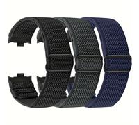 TEMU Juego de 3 pulseras compatibles con Xiaomi Redmi Watch 4 y Xiaomi Smart Band 8 Pro, diseñadas para hombres como para mujeres, con correa de repuesto de nailon elástica y ajustable.