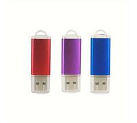 TEMU Juego de 3 unidades de USB Flash Drive de 4GB, 8GB y 16GB - Memorias para PC, Portátiles y Auto (Colores Variados)