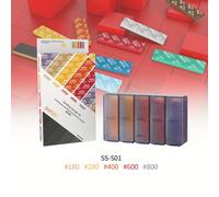 TEMU Juego de 30 esponjas de lijado de varios espesores (2/3/5 mm), con múltiples granos, diseñadas para uso profesional en el modelismo