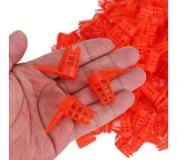 TEMU Juego de 30 Jaulas de Plástico Duraderas para Abejas Reinas con Cubiertas Protectoras - Herramientas de Apicultura Ligeras, y Fáciles de Usar