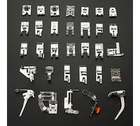 TEMU Juego de 32 Pies de Prensa para Máquina de Coser, Compatible con , Brother, Singer y Piezas Domésticas (32 Piezas)