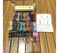 TEMU Juego de 37 Piezas de Cuerdas con Instrucciones - Cuerda de Nylon Duradera para Senderismo y Camping, Hilos y Estampados para Pulseras DIY