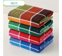 TEMU Juego de 4/6/8/12 Toallas de Algodón, Paños de Limpieza Cuadros Modernos y Grandes en , para Platos, Estropajos y Toallas de Cocina para y Secado de Utensilios y Uso Doméstico