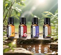 TEMU Juego de 4 Aceites Esenciales, 4 Aromas (lavanda, rosa, naranja , ), 10ml por Botella, para Difusor, Piedra, Humidificador - Ideal para Hogar, Restaurante, Hotel, Yoga, Meditación, Regalo