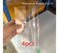 TEMU Juego de 4 hojas de plástico PVC/PET para encuadernación y manualidades, disponibles en tamaños A3/A4 suaves y duros, hojas para de puntos