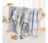 TEMU Juego de 4 Pañuelos de Bambú Suaves para Eructos, Baberos para Bebés y Manta de Muselina