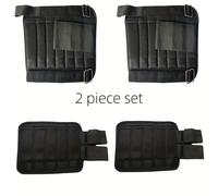 TEMU Juego de 4 Pesas Ajustables para Tobillo/Muñeca, Nylon Duradero con Gancho Fuerte, Peso para Pierna y para Caminar, Correr, Ejercicio - Cierre Anilla (Placa de Acero No Incluida)