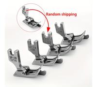 TEMU Juego de 4 Pies de Prensa Articulados para Máquina de Coser Industrial con Guía Derecha #SP-18 1/16"+1/8"+5/16"+3/8" para Máquinas de Coser de Aguja Simple Brother, Juki, Singer