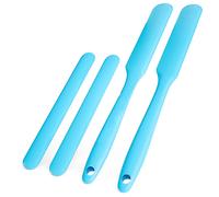 TEMU Juego de 4 Piezas de Palitos de Silicona para Mezclar, 2 Palitos de Silicona y 2 Espátulas de Silicona, para Resina, Cera, Pintura, Epoxi y Manualidades DIY