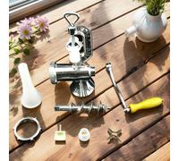 TEMU Juego de 4 piezas de Picadora Manual - Molinillo de Salchichas y Cortador de Verduras, Ideal para Cocina en Casa y Fiestas. Regalo Práctico de Navidad