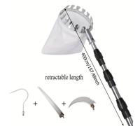 TEMU Juego de 4 Piezas para Recolección de Frutas con Palo Telescópico, Herramienta de , Podadora y Sierra - Ideal para Todas , 157 Pulgadas, Kit de Jardinería de Alcance para una Sin