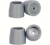 TEMU Juego de 4 puntas de goma resistentes para andadores, sillas de ducha y bastones, diseñadas como cubiertas de piernas duraderas de repuesto en .
