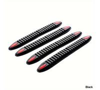 TEMU Juego de 4 separadores de labios para parachoques de coche, protectores de parachoques trasero, pegatinas de goma adhesivas resistentes a los arañazos