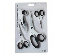 TEMU Juego de 4 Tijeras de Costura, Afiladas y Duraderas, Mango Ergonómico , Tijeras para Tela, Tijeras de , Tijeras de Bordado y Corta-Hilos, Herramientas de Costura Esenciales