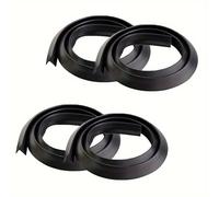 TEMU Juego de 4 tiras de goma de 1.5M/59.06In para guardabarros de coche, diseñadas para proteger las ruedas y mejorar la . extensiones de plástico duraderas también sirven como decorativos.