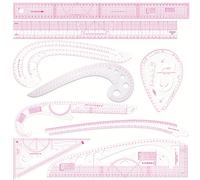 TEMU Juego de 5/7/9 Reglas de Corte Curvas, un Kit de Herramientas de Costura de Regla de Patchwork para , y Dibujar Plantillas, Ideal para Adiciones de Costura
